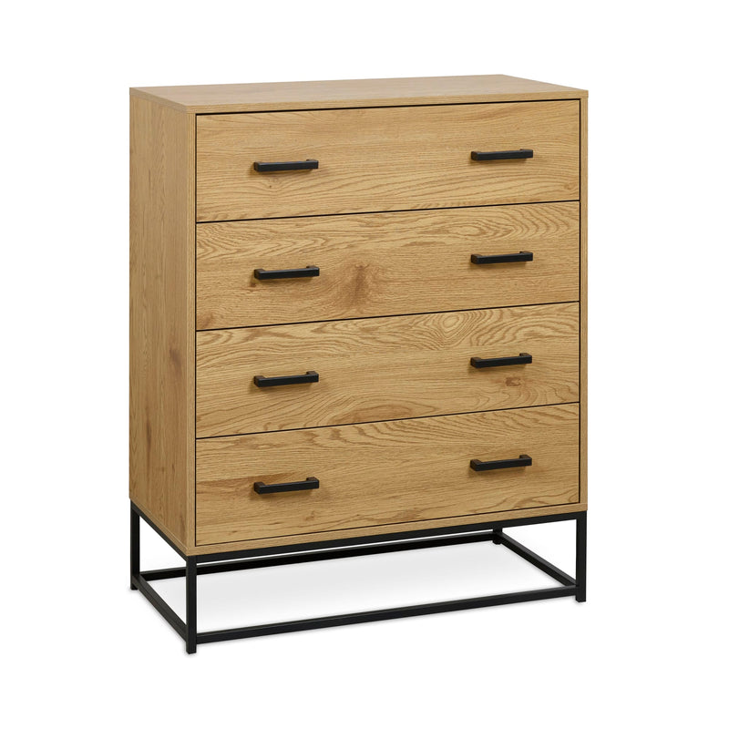 Julian Bowen Harlow 4 Drawer Chest-Better Bed Compnay