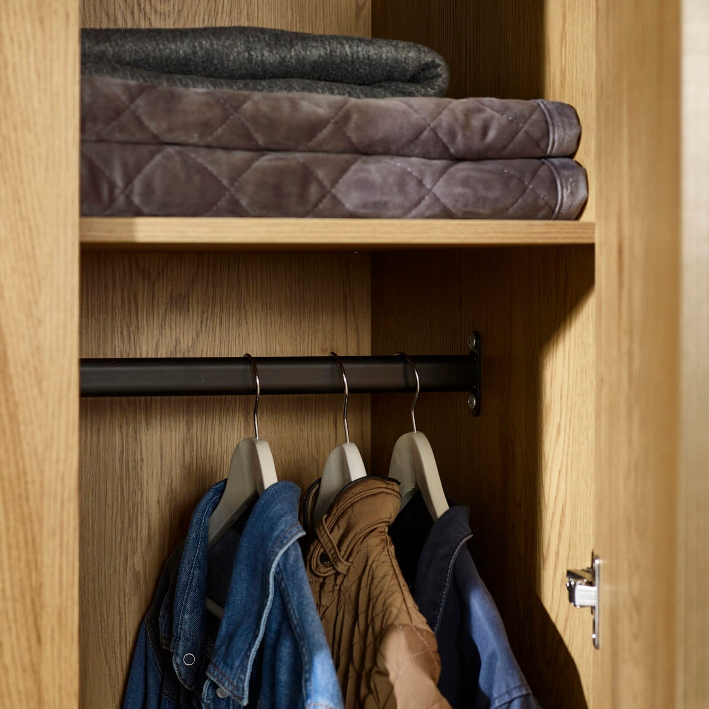 Julian Bowen Harlow 2 Door Wardrobe-Better Bed Company