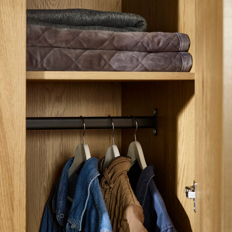 Julian Bowen Harlow 2 Door Wardrobe-Better Bed Company