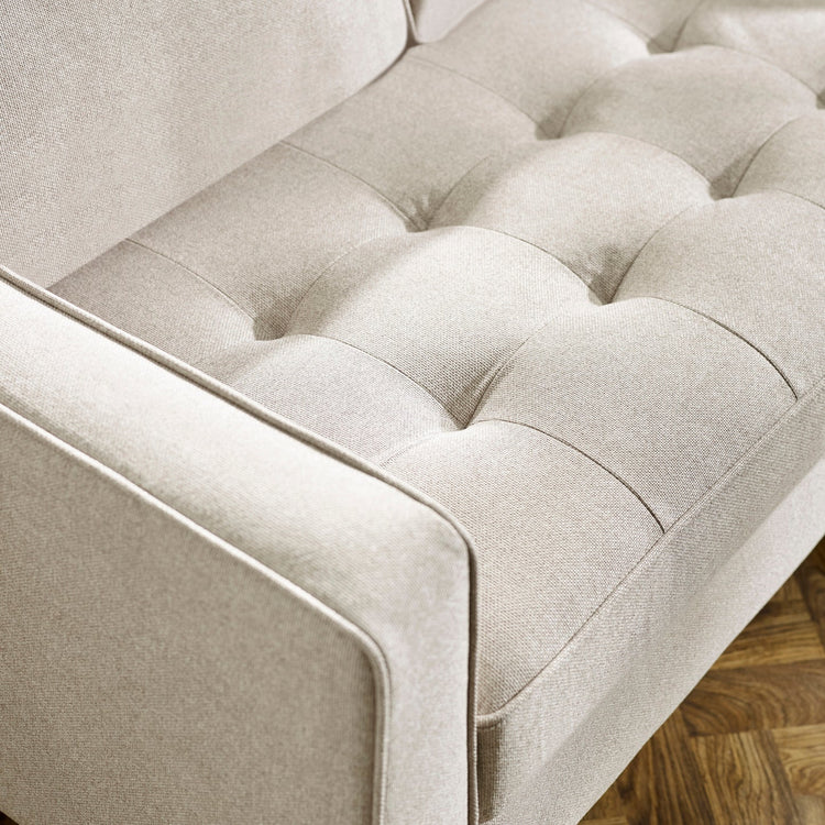 Julian Bowen Henrietta 2 Seater Sofa-Beige-Better Bed Company