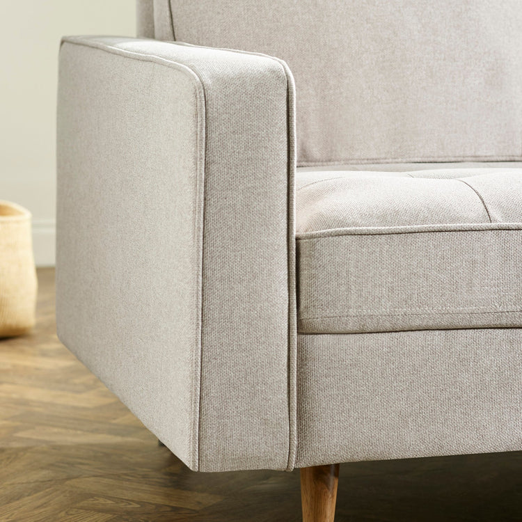 Julian Bowen Henrietta 3 Seater Sofa-Beige-Better Bed Company