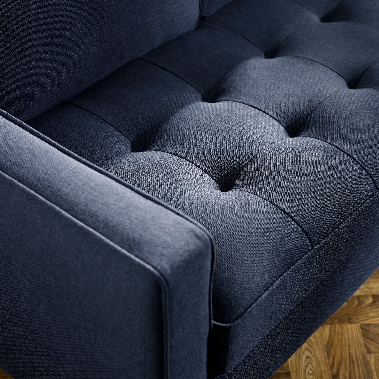 Julian Bowen Henrietta 2 Seater Sofa-Blue-Better Bed Company