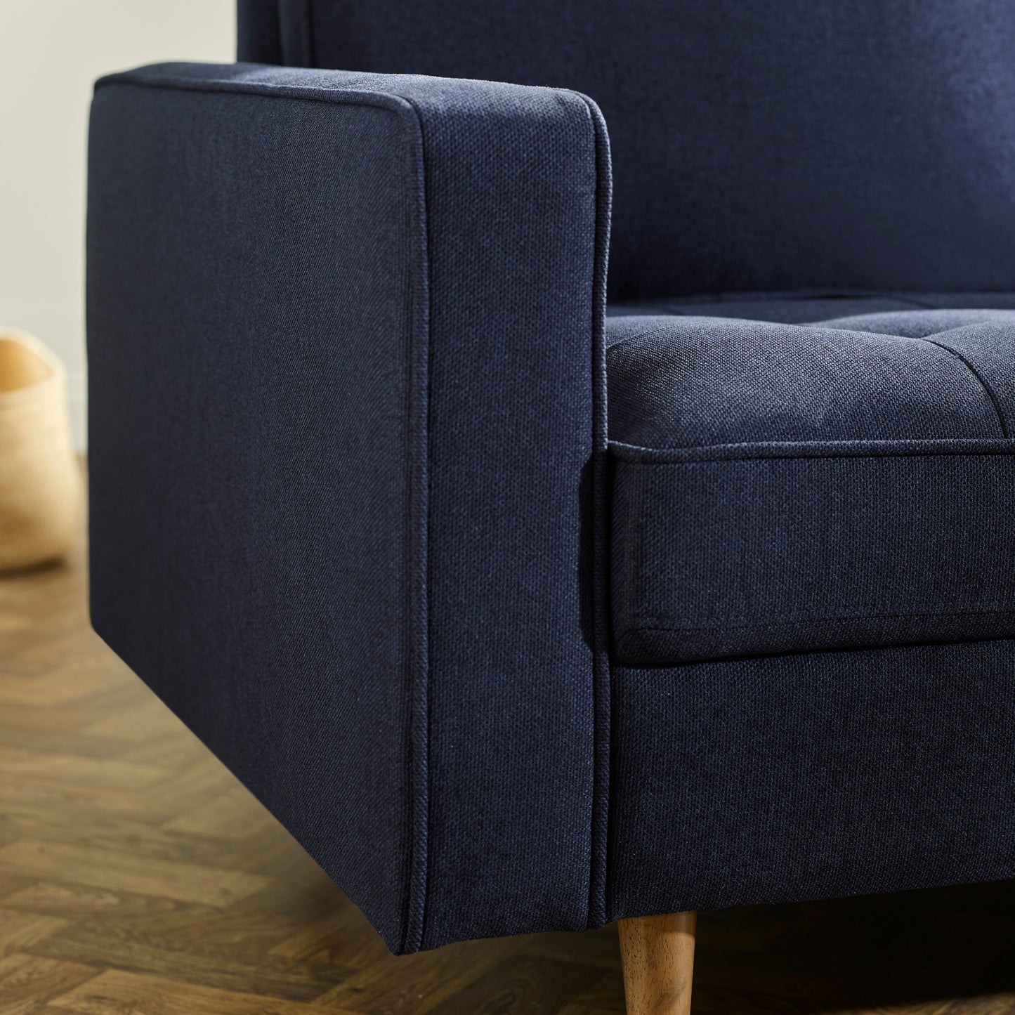 Julian Bowen Henrietta 2 Seater Sofa-Blue-Better Bed Company