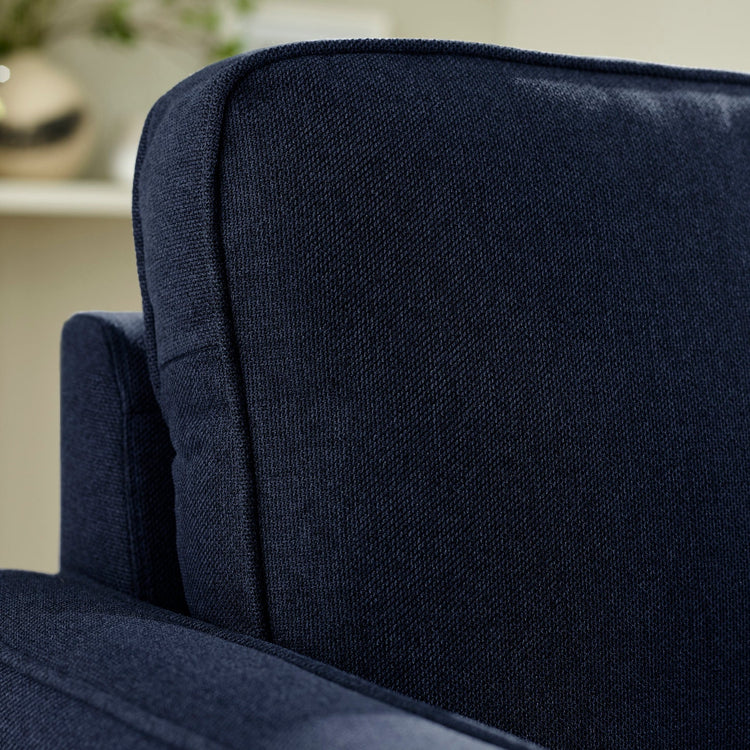 Julian Bowen Henrietta 3 Seater Sofa-Blue-Better Bed Company
