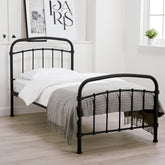 LPD Halston Metal Bed Frame Black-Better Bed Company