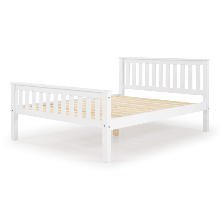 Heartlands Manila Pine Bed Frame-White King Size HFE-Better Bed Comapny