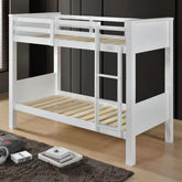 Lolly Wooden Bunk Bed-White-Better Bed Company