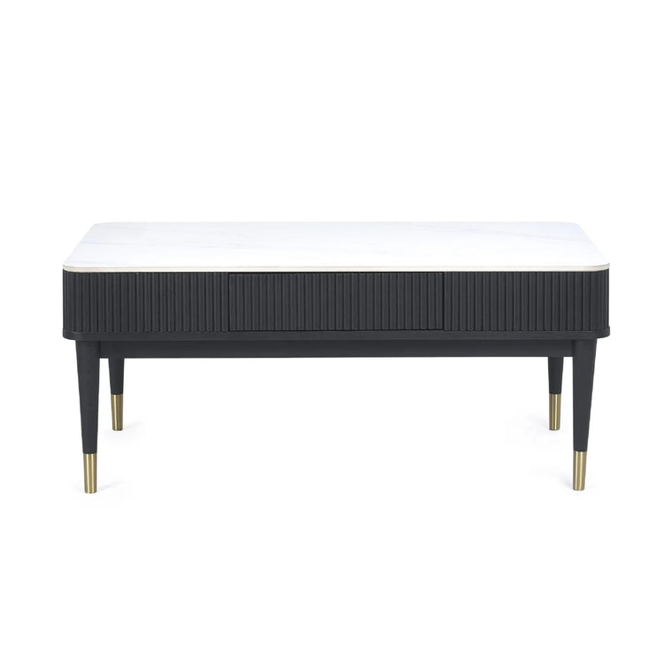 Julian Bowen Louis Coffee Table With 2 Drawers From Other Side-Better Bed Company