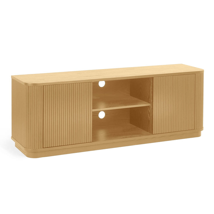 Julian Bowen Louis Tv Unit-Oak-Better Bed Company