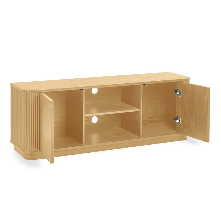 Julian Bowen Louis Tv Unit-Oak-Better Bed Company