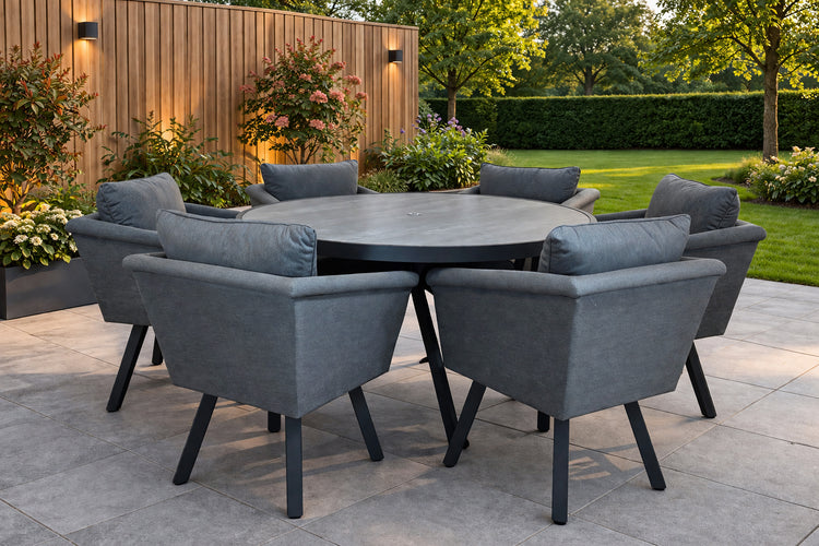 Signature Weave Luna Table And 6 Chairs Set-Better Bed Company