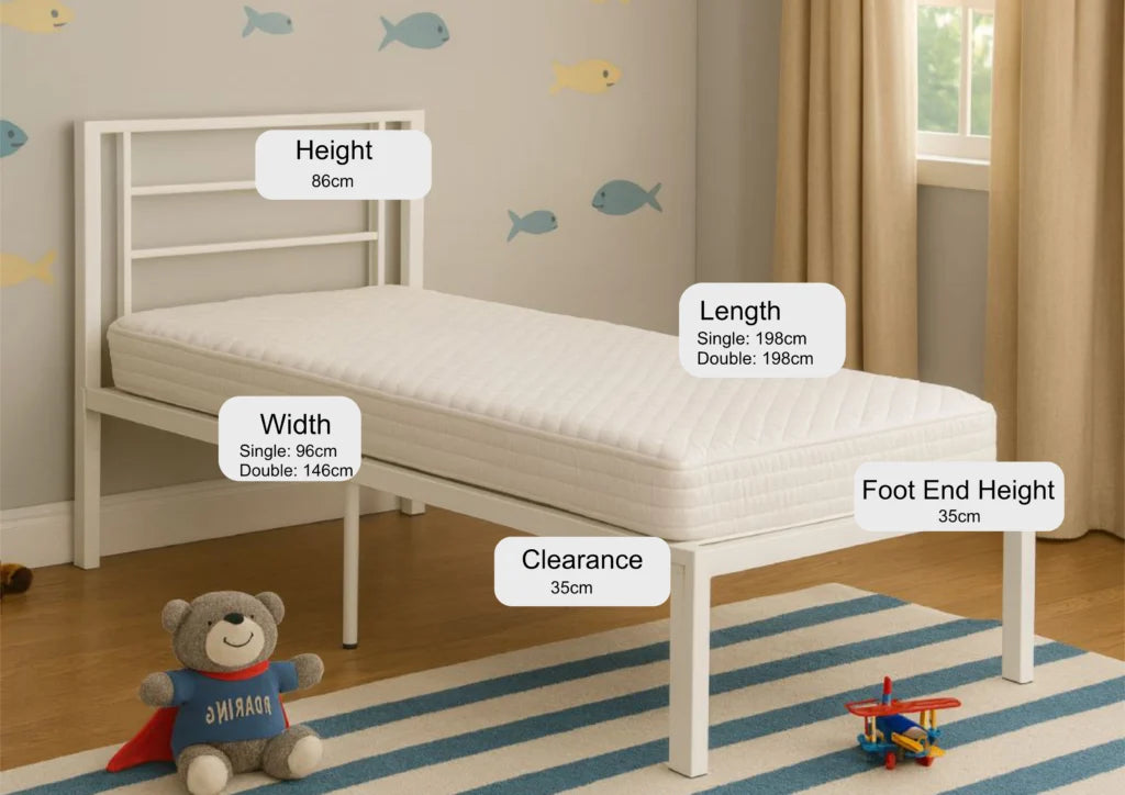 Wholesale Beds No Bolt Margot Metal Bed Dimensions-Better Bed Company