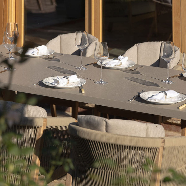 Maze Martinique 8 Seat Rectangular Dining Set Table Set-Better Bed Company