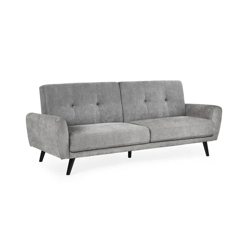 Julian Bowen Monza Sofabed Dove Grey From Side Front-Better Bed Company