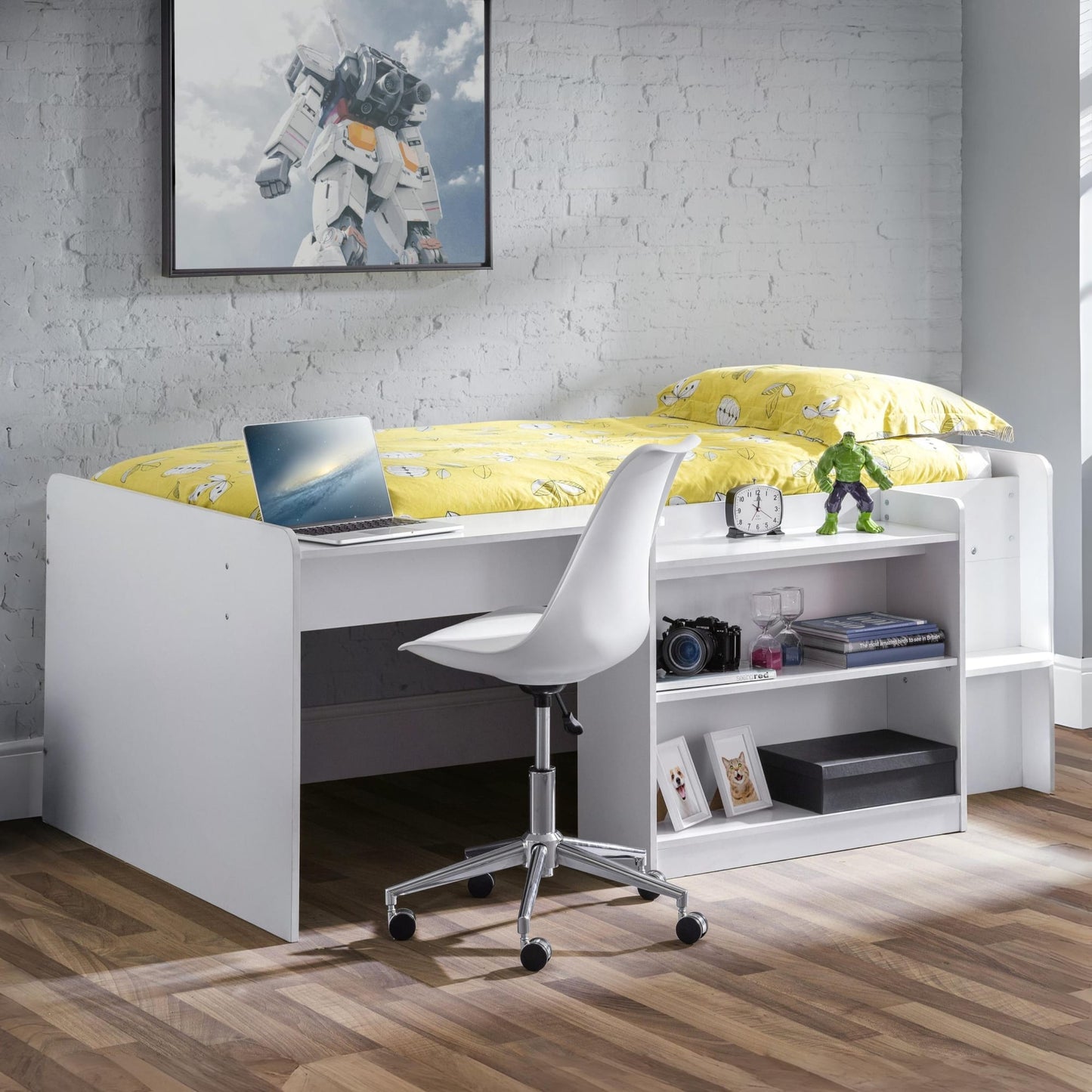 Julian Bowen White Neptune Midsleeper-Better Bed Company