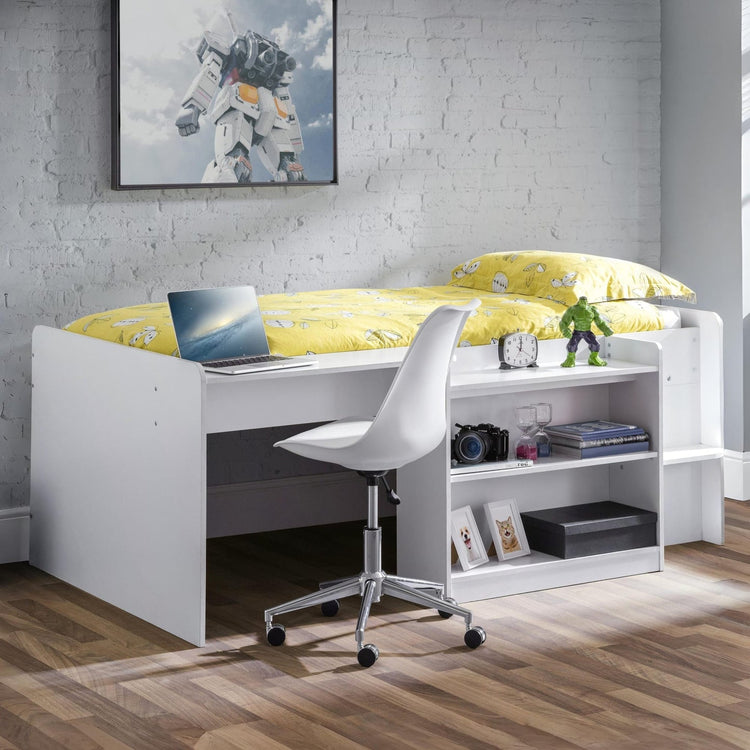 Julian Bowen White Neptune Midsleeper-Better Bed Company