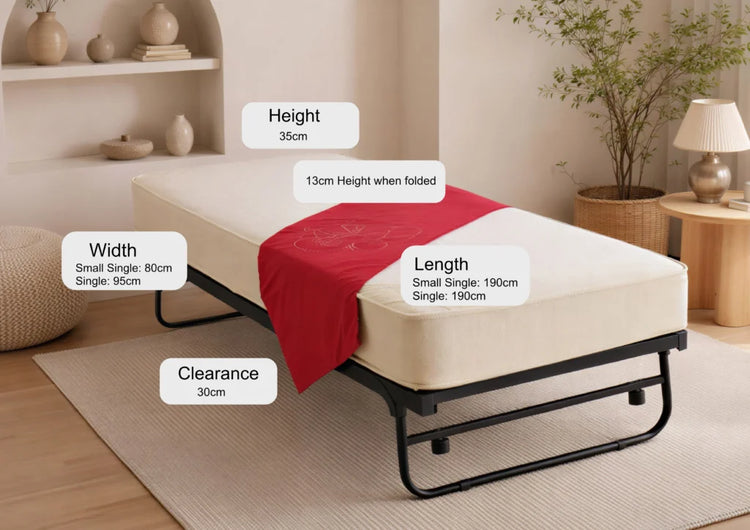 Wholesale Beds Paris Guest Under Bed