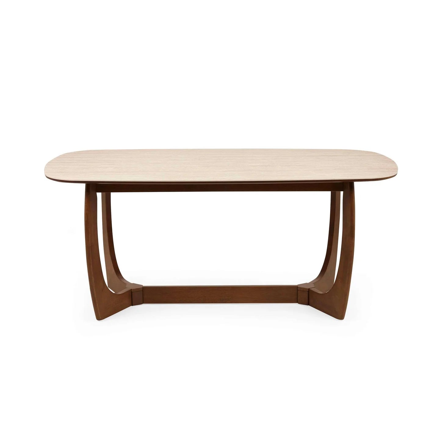 Julian Bowen Portland Rectangular Dining Table From Side-Better Bed Company