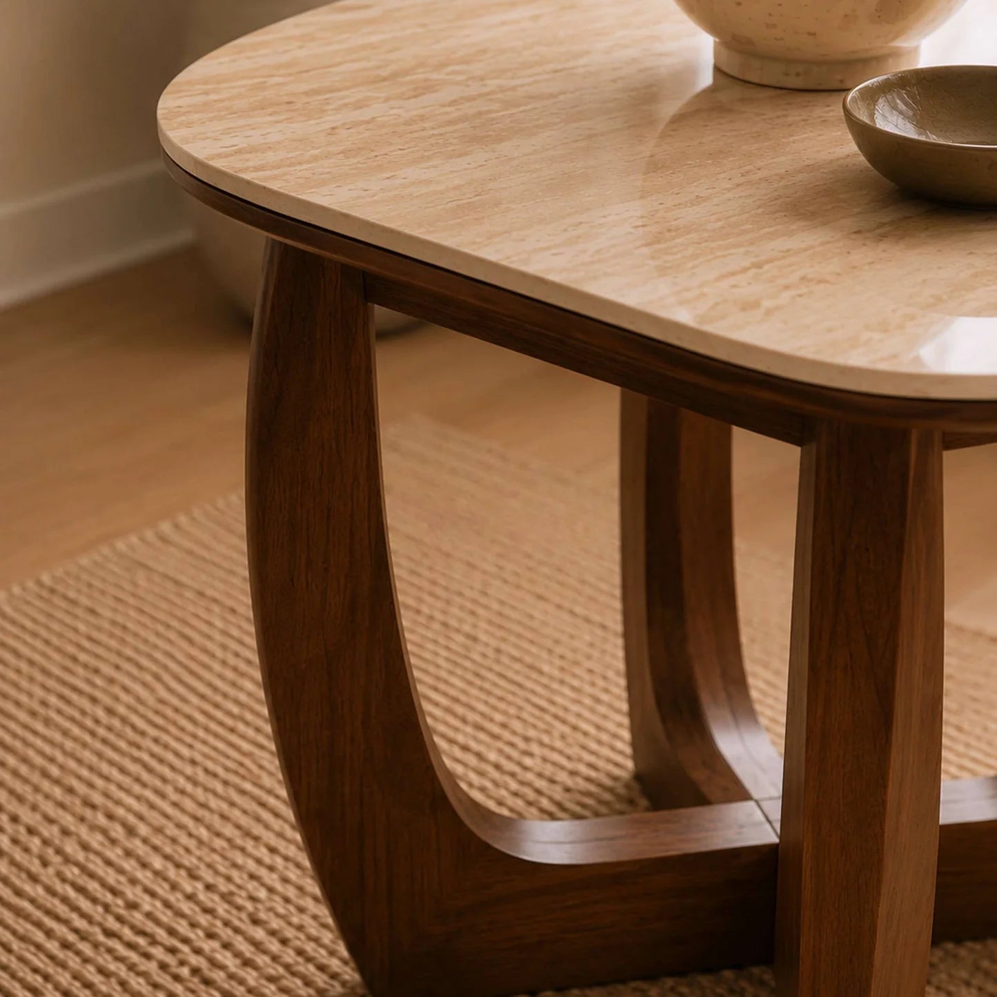 Julian Bowen Portland Square Lamp Table Top-Better Bed Company