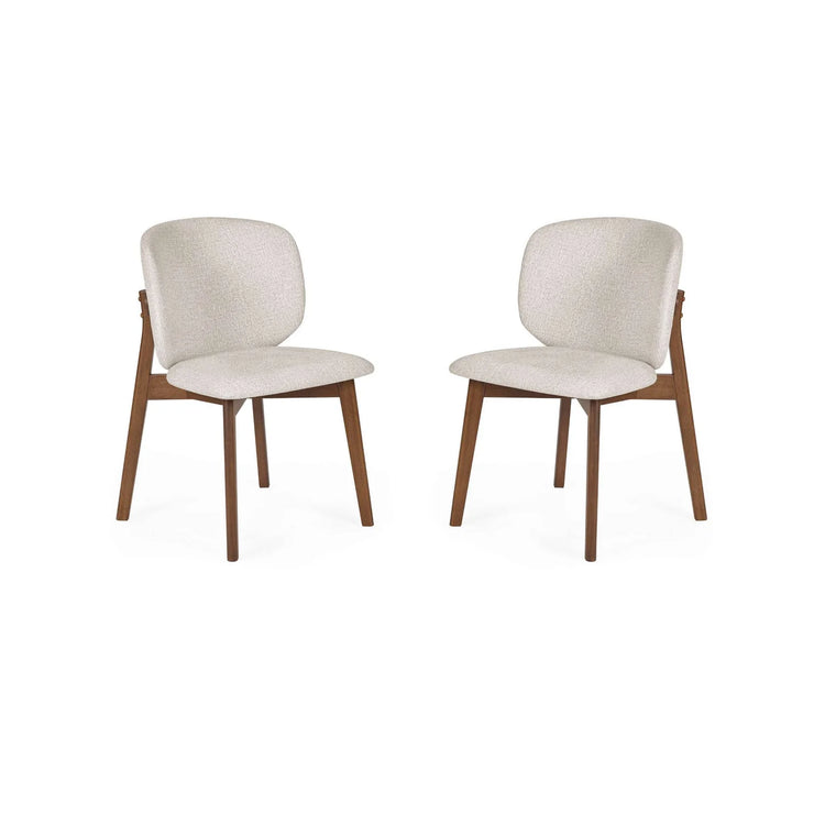 Julian Bowen Portland Upholstered Dining Chair Pair From Front-Better Bed Company