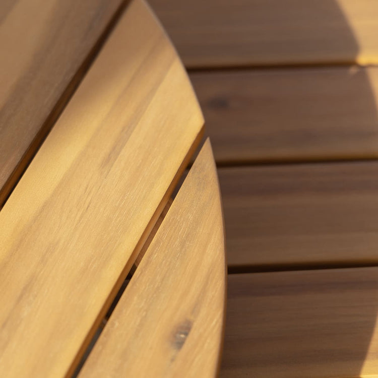 Maze Porto 3 Seat Lounge Set Wood Close Up-Better Bed Company
