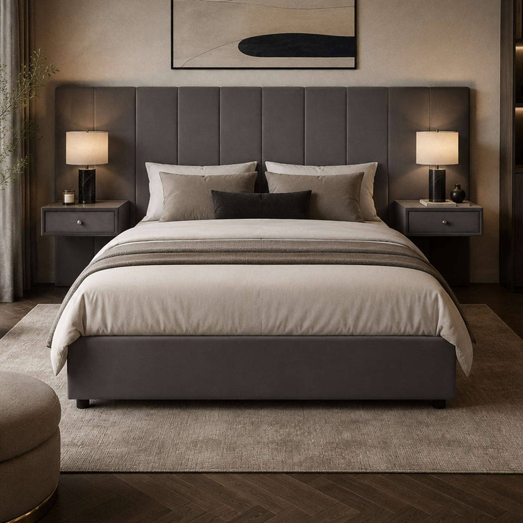 Julian Bowen Sloan Bed Frame with Built-In Side Tables-Better Bed Company