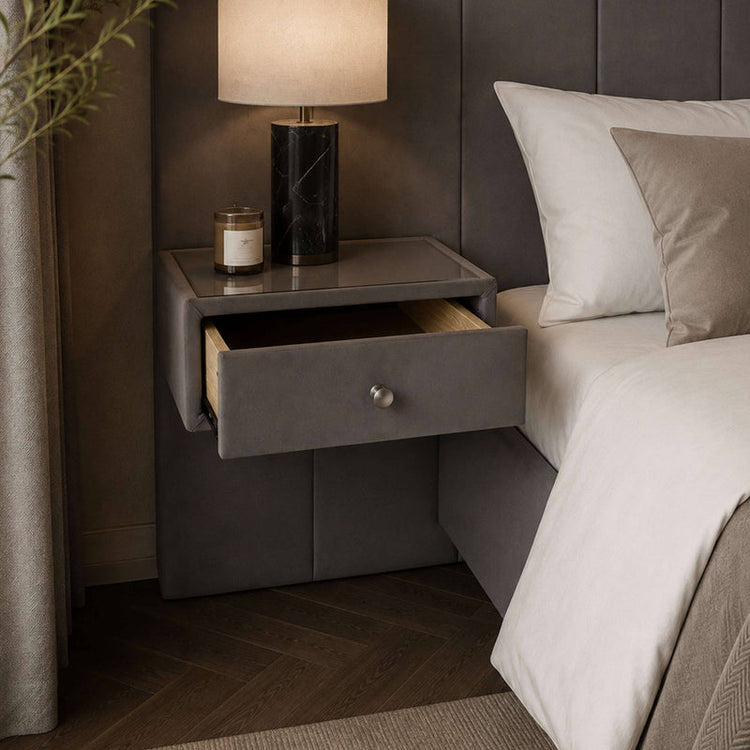 Julian Bowen Sloan Bed Frame with Built-In Side Tables-Better Bed Company