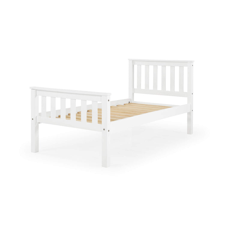 Heartlands Manila Pine Bed Frame-White Single HFE-Better Bed Comapny