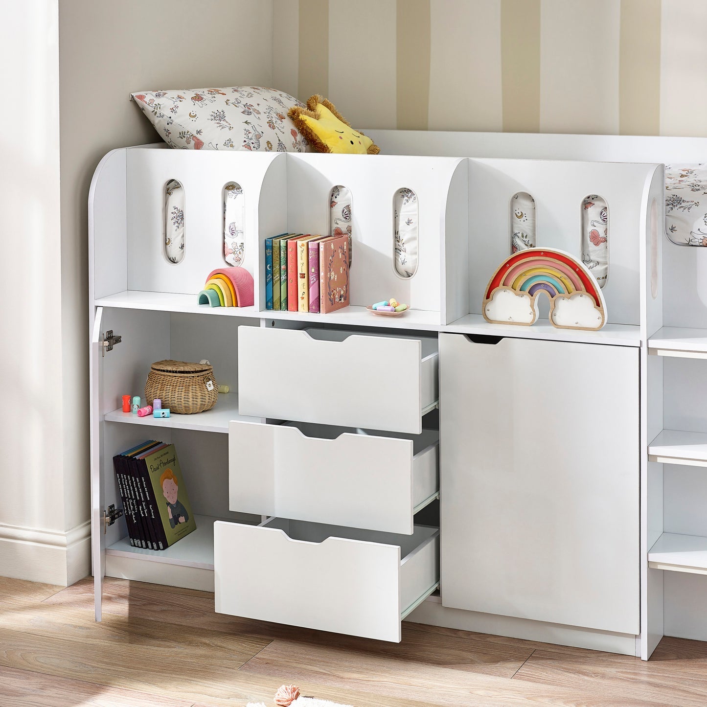 Julian Bowen Vision Mid Sleeper Bed-Better Bed Company