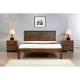 Heartlands Furniture Vulcan Bed Rustic Oak-Single Bed-Better Bed Company