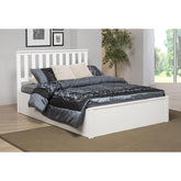 Heartlands Furniture Zoe Ottoman Bed White-Better Bed Company