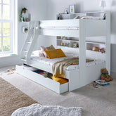 Bedmaster Oliver Triple Sleeper Bunk Bed White-Better Bed Company