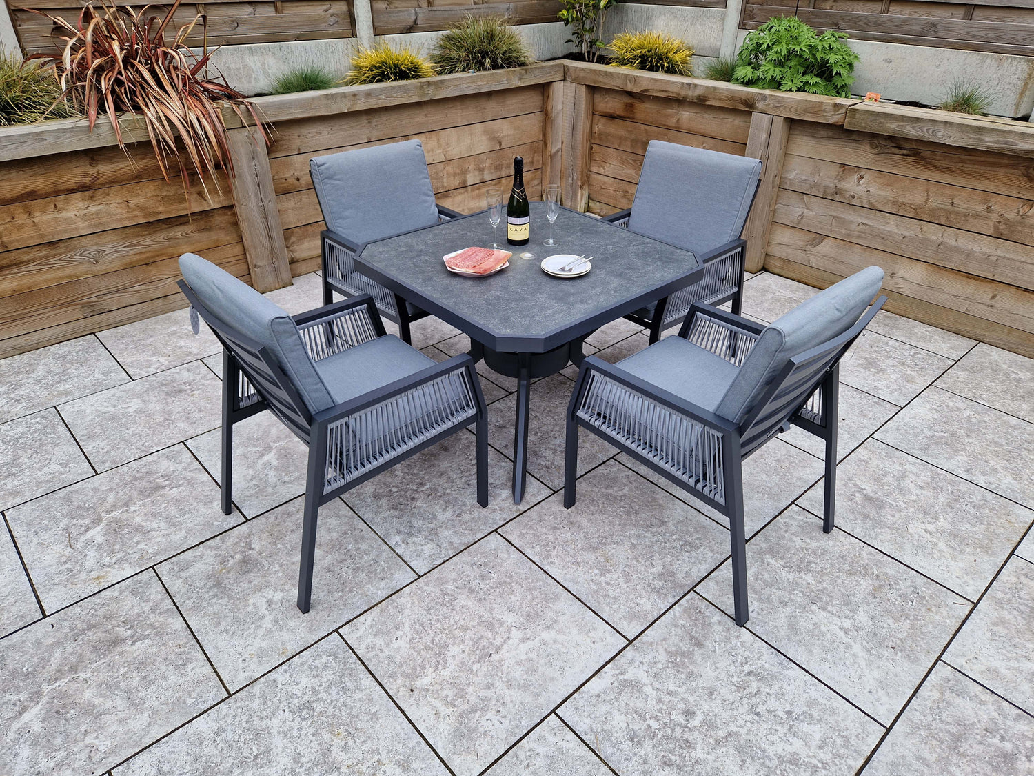Signature Weave BETTINA Octagon dining set-Better Bed Company