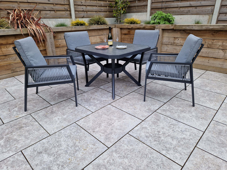 Signature Weave BETTINA Square Dining Set-Better Bed Company