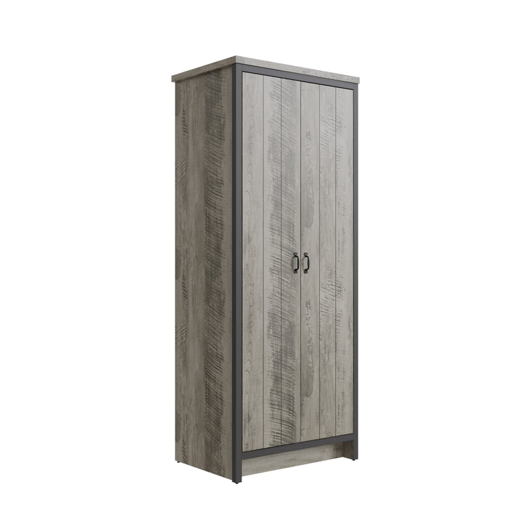 GFW Boston 2 Door Wardrobe From Side-Better Bed Company