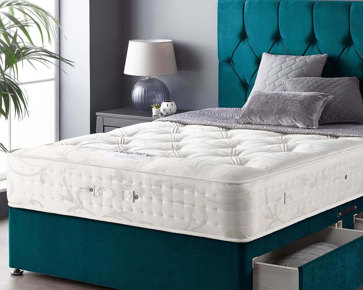 Aspire Furniture Cashmere 3000 Pocket Mattress From Front-Better Bed Company