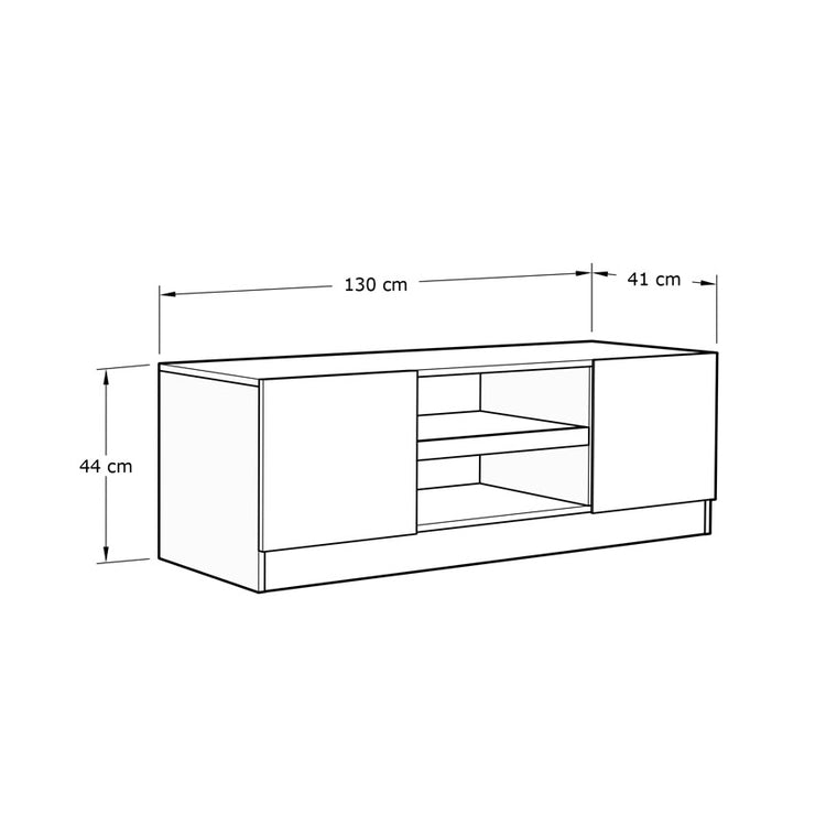 GFW Catania TV Unit Dimensions-Better Bed Company