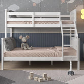 Kids Bunk Beds Zoom Triple Sleeper-White-Better Bed Company