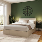 GFW Side Lift Natural Fabric Ottoman Bed-Better Bed Company