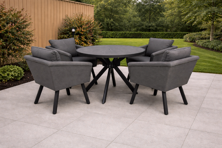 Signature Weave Luna Table And 4 Chairs Set-Better Bed Company