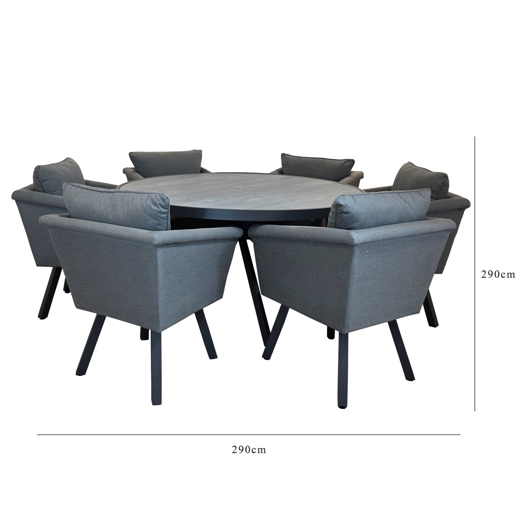 Signature Weave Luna Table And 6 Chairs Set-Better Bed Company