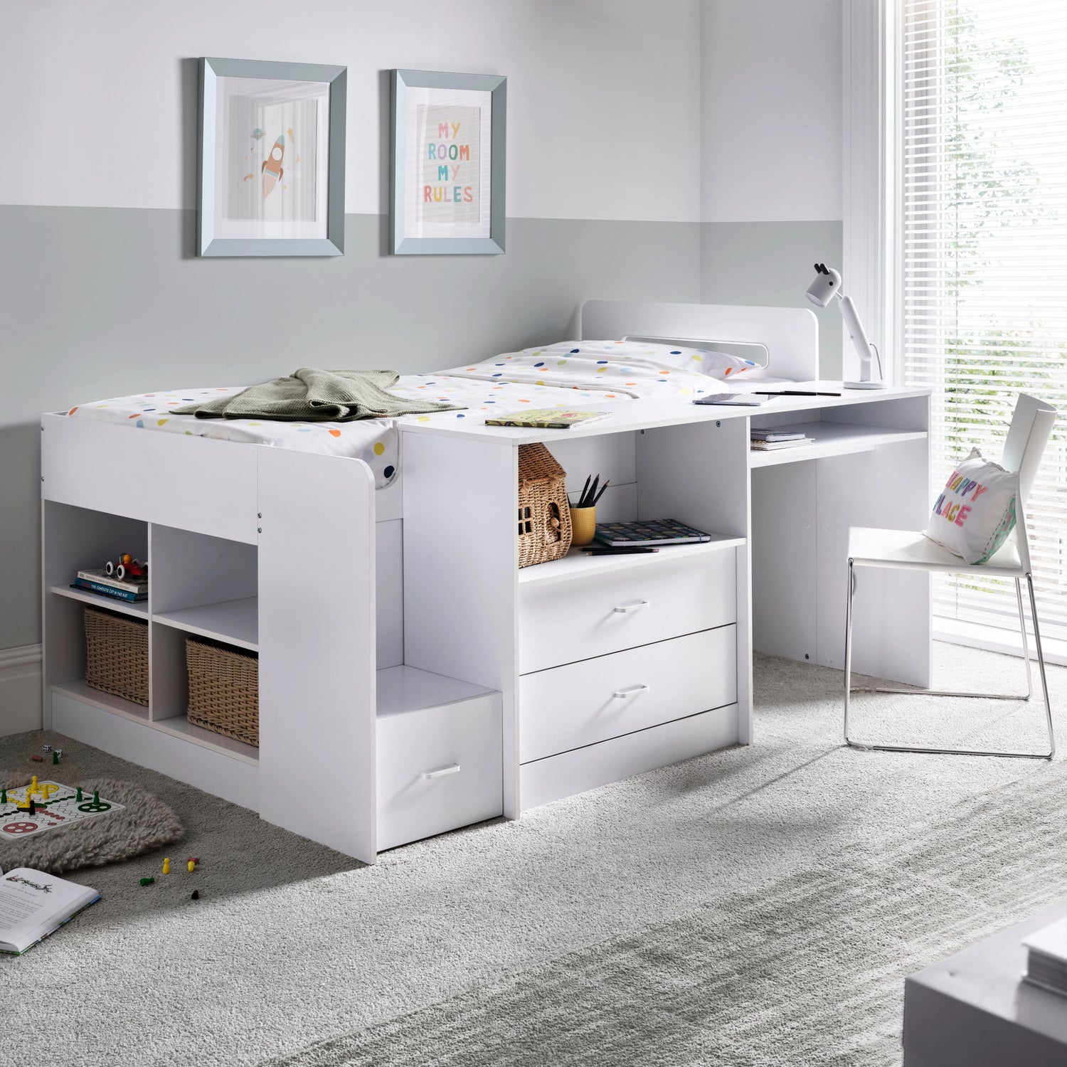 Bedmaster Millie Storage Mid Sleeper-Better Bed Company