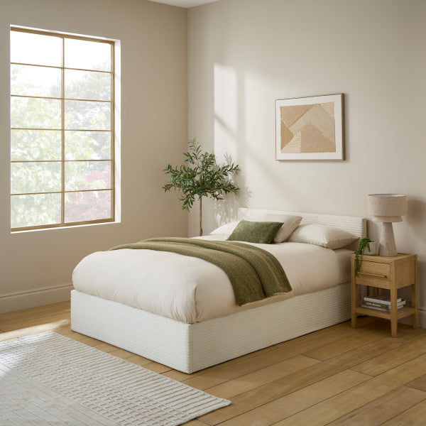 GFW Corduroy End Lift Ottoman Bed-Better Bed Company