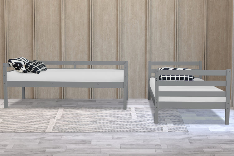 Flintshire Furniture Bailey Bunk Bed-Grey-Better Bed Company