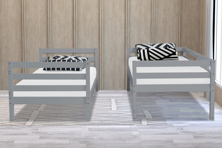 Flintshire Furniture Bailey Bunk Bed-Grey-Better Bed Company