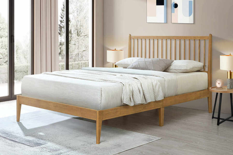 Flintshire Furniture Padeswood Oak Bed Frame-King Size Bed-Better Bed Company