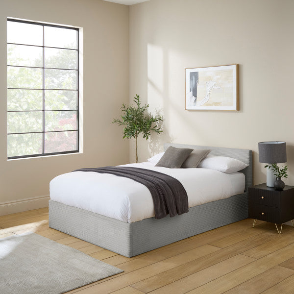 GFW Corduroy End Lift Ottoman Bed-Better Bed Company