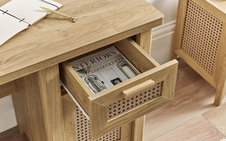 Julian Bowen Sydney Desk Drawer Open-Better Bed Company