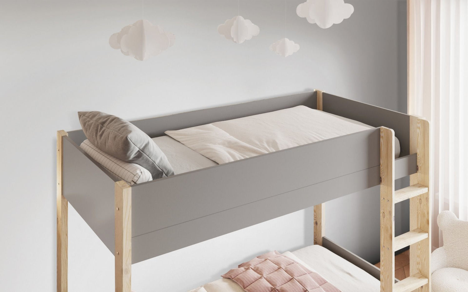 Kids Bunk Beds Jessica Bunk Bed With Trundle From Top-Better Bed Company