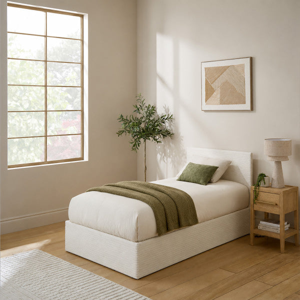 GFW Corduroy End Lift Ottoman Bed-Better Bed Company